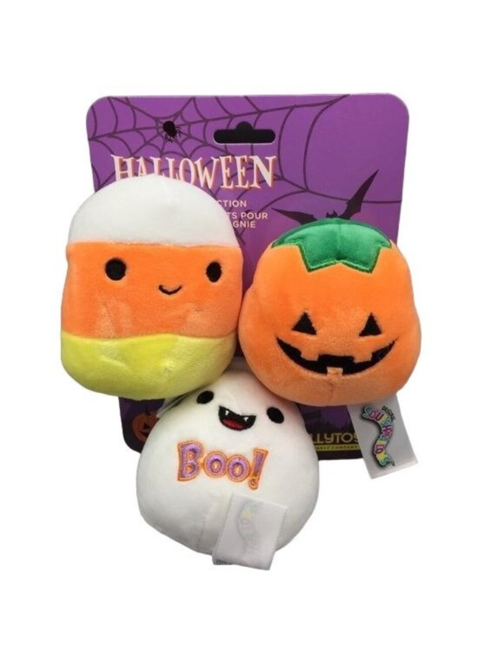 Squishmallows Halloween Plush Pet Toys Candy Corn Jack o Lantern Ghost
